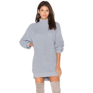 Lovers & Friends Turtleneck Knit Sweater Dress Size M
